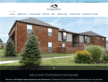 Tablet Screenshot of kensingtonsquaredayton.com